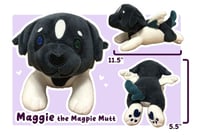 Image 5 of *PREORDER* Maggie the Magpie Puppy Plush