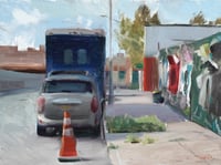 Hoarding with posters