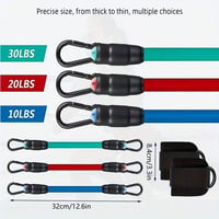 Image 4 of Elastic resistance band for hip and leg muscle training