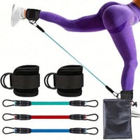 Image 1 of Elastic resistance band for hip and leg muscle training