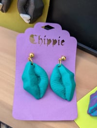Image 3 of Sexxy lips clay earrings