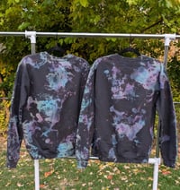 Image 3 of Queer all year Galaxy Dyed Crewnecks Small