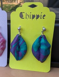 Image 4 of Sexxy lips clay earrings