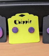 Image 3 of Bisexual colors clay earrings