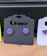 Image 4 of Bisexual colors clay earrings