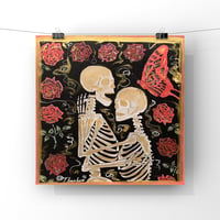 Image 1 of "Skulls and Roses" enhanced print