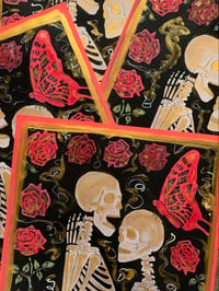 Image 4 of "Skulls and Roses" enhanced print