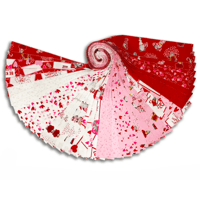Image 11 of GNOMES IN LOVE 2.5" Rolie Polie 40pc by Tara Reed for Riley Blake Designs
