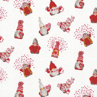 Image 7 of GNOMES IN LOVE 2.5" Rolie Polie 40pc by Tara Reed for Riley Blake Designs