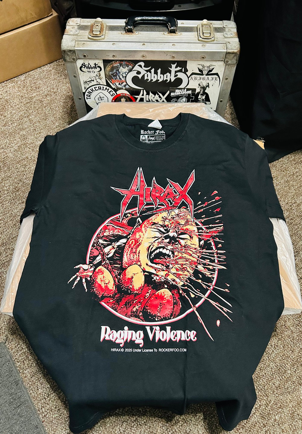 HIRAX 40th Anniversary "Raging Violence" T-Shirt