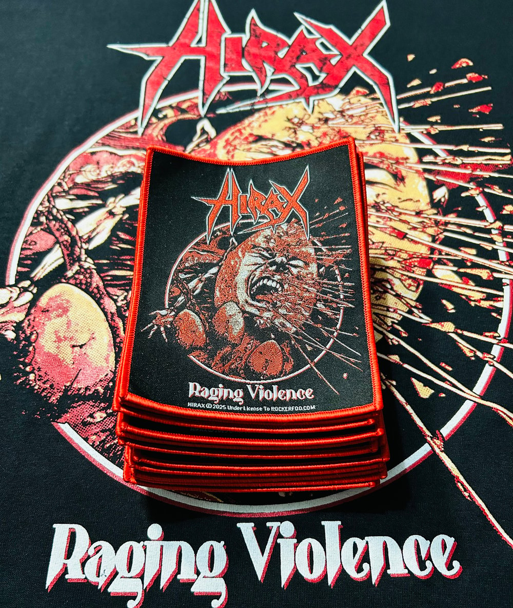 HIRAX 40TH Anniversary "Raging Violence" Patch