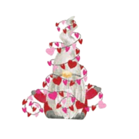 Image 10 of GNOMES IN LOVE 2.5" Rolie Polie 40pc by Tara Reed for Riley Blake Designs
