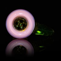 Image 5 of MILKY PINK / UV GREEN 18MM SLIDE