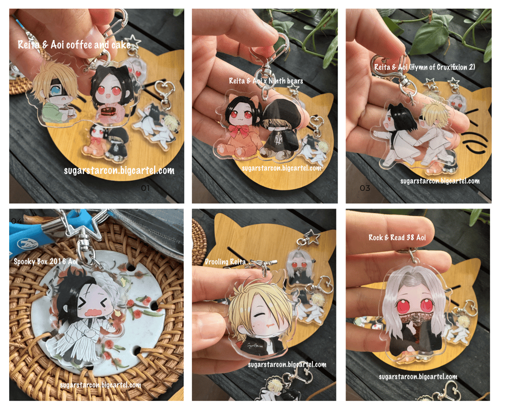 Image of the GazettE Keychains