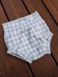 Image 1 of Green Gingham High Waisted Bummies