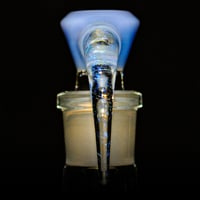 Image 2 of MILKY BLUE / BLUE DICHRO 18MM SLIDE