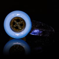 Image 3 of MILKY BLUE / PURPLE SPARKLE 18MM SLIDE