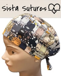 Image 4 of Cat Scrub Hats