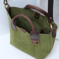 Image 3 of Suede Two-way Tote small