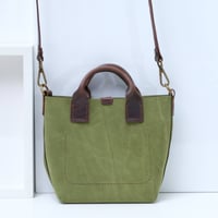 Image 2 of Suede Two-way Tote small