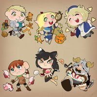 STICKERS- DELICIOUS IN DUNGEON