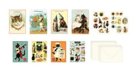 Image 4 of Cavallini & Co. Vintage Cats Stationery Set