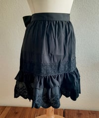 Image 1 of Black Cotton Apron | Eat Me Ink Me