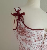 Image 1 of Toile Print Bustier | Eat Me Ink Me