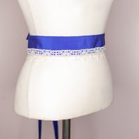 Image 6 of Ribbon Maiden Royal Blue Belt | Eat Me Ink Me