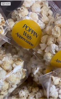 Custom Label Kettle Corn Favors 