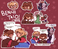 Benchtrio Sticker Sheet (DSMP)