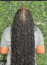 Image 4 of Double Drawn Raw Brazilian Curly Hair Bulk Braiding (1/3/4 Packs) 