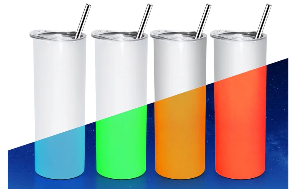 Image of Customized 20oz Glow in the Dark Tumbler
