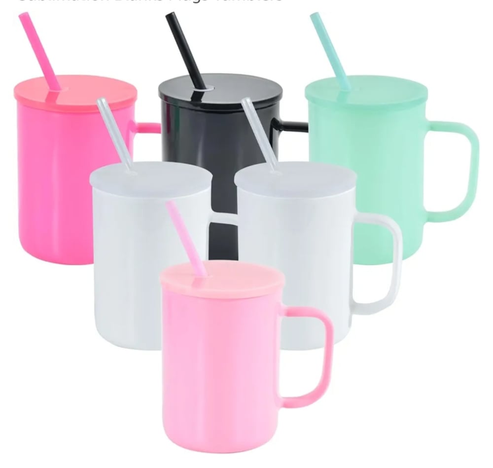 Image of Customized 16oz Glass Cup w/ Handle