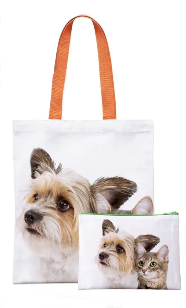 Image of Customized Tote & Zipper Bag Bundle