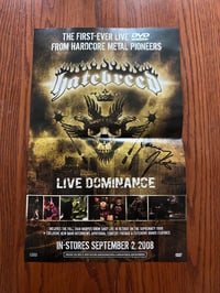 LIVE DOMINANCE POSTER SIGNED BY JAMEY JASTA