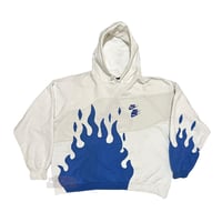Image 1 of (XXL) White Pirate BLUE Flame "BlueSea" 598