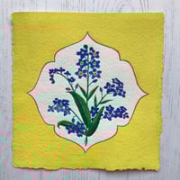 Forget-me-Nots in a Persian vignette