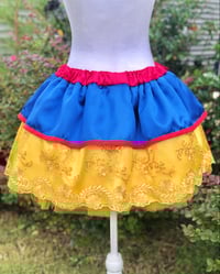 Image 2 of Beaded sequin on Mesh Snow White skirt