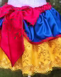 Image 3 of Beaded sequin on Mesh Snow White skirt