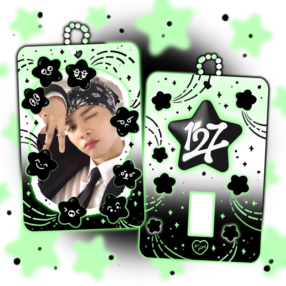 PREORDER: 127 Shooting Star Dark Version Acrylic Photocard Holder