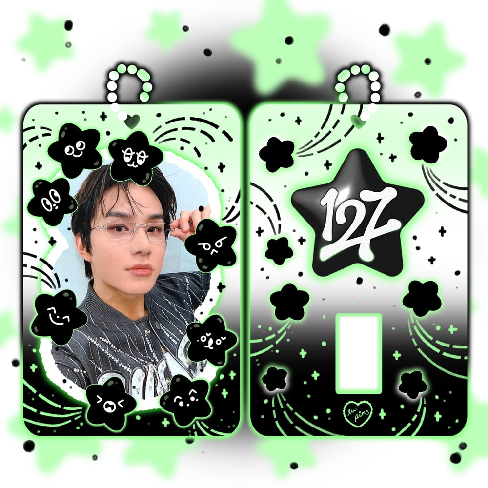 PREORDER: 127 Shooting Star Dark Version Acrylic Photocard Holder