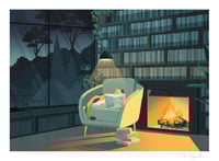 Image 2 of Indoor Cat Series — Reading