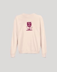 Image 2 of PREORDER Always Bloom Crewneck: Creamy Peach