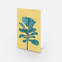 Image 1 of Fiddle-Leaf Fig Greeting Card