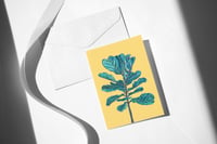 Image 2 of Fiddle-Leaf Fig Greeting Card