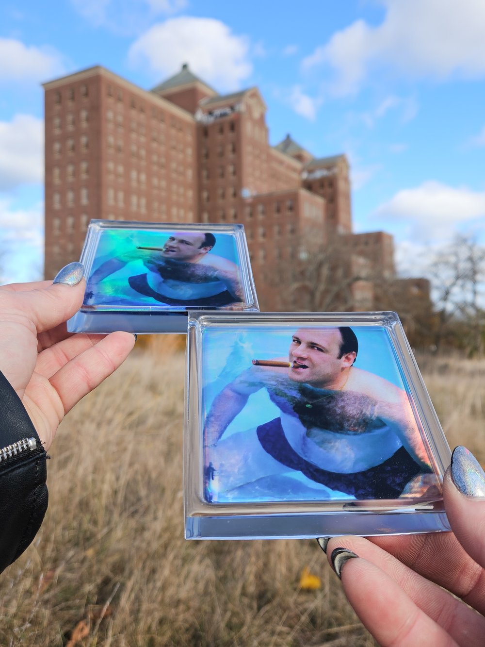 Image of Holographic Tony In Da Pool
