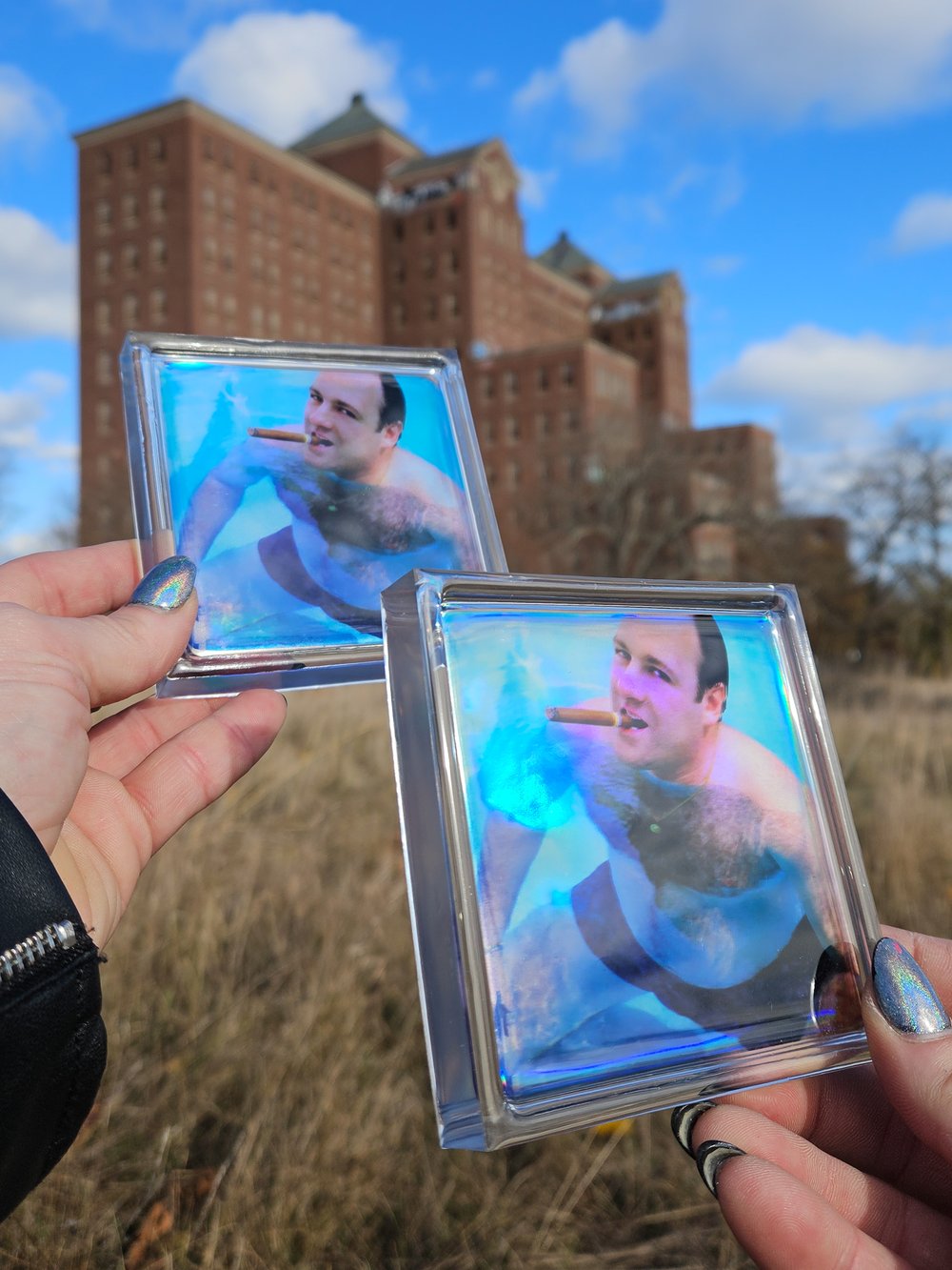 Image of Holographic Tony In Da Pool