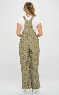 Image 4 of Vera Bird Floral Overalls