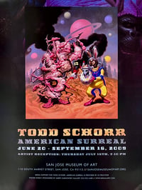 "American Surreal" Todd Schorr Show Poster